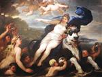 Luca Giordano  - Bilder Gemälde - Raub der Europa