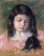 Mary Cassatt  - Peintures - Françoise regarde vers le bas