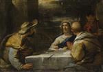 Luca Giordano  - Bilder Gemälde - The Supper at Emmaus