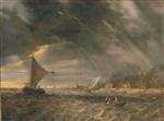 Jan van Goyen  - Bilder Gemälde - The Thunderstorm