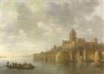 Jan van Goyen  - Bilder Gemälde - The Valkhof in Nijmegen
