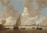 Jan van Goyen  - Bilder Gemälde - View of Dordrecht from the North