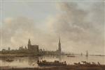 Jan van Goyen  - Bilder Gemälde - View of Emmerich