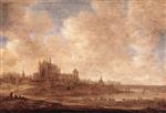 Jan van Goyen  - Bilder Gemälde - View of Leiden