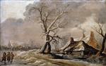 Jan van Goyen  - Bilder Gemälde - Winter Landscape