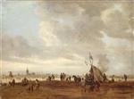 Jan van Goyen  - Bilder Gemälde - Winter Scene near The Hague