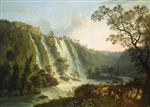 Bild:Villa of Maecenas and the Waterfalls at Tivoli