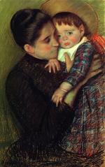 Mary Cassatt  - paintings - Woman and Her Child