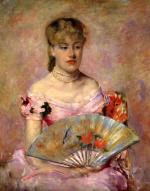 Mary Cassatt  - paintings - Lady with a Fan
