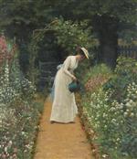 Edmund Blair Leighton - Bilder Gemälde - My Lady's Garden