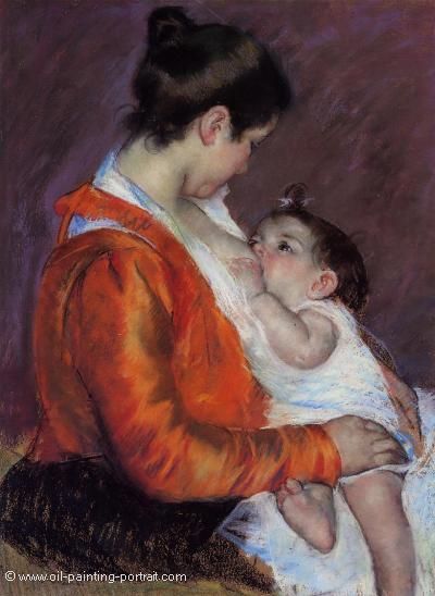 Louise Nursing Her Child
