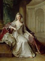 Jean Marc Nattier - Bilder Gemälde - Madame Henriette de France as a Vestal Virgin