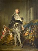 Jean Marc Nattier  - Bilder Gemälde - Portrait of the Duke of Richelieu