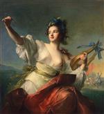Jean Marc Nattier  - Bilder Gemälde - Terpsichore, Muse of Dance