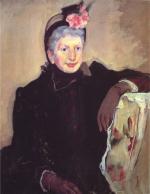 Mary Cassatt  - Peintures - Portrait d'une dame âgée