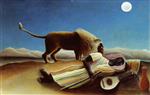 Henri Rousseau  - Bilder Gemälde - Sleeping Gypsy