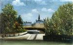 Henri Rousseau  - Bilder Gemälde - The Ile de la Cite