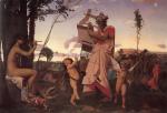 Jean Leon Gerome - paintings - Anacreon, Bacchus and Cupid