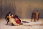 Jean Leon Gerome  - paintings - Duel After a Masquerade Ball