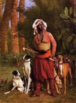 Jean Léon Gérôme  - Peintures - Le nègre (Maître de chiens)