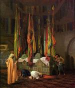 Jean Léon Gérôme  - paintings - The Tomb of Hazrat Imam Hisain Allahis Salam