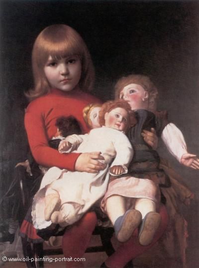 Madeleine Juliette Gerome and Her Dolls