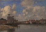 Eugene Boudin  - Bilder Gemälde - Dunkirk