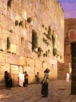 Jean Leon Gerome  - Peintures - Mur de Salomon à Jérusalem