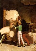 Jean Léon Gérôme  - paintings - Michelangelo