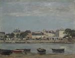 Eugene Boudin  - Bilder Gemälde - The Port of Trouville-3