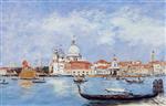 Eugene Boudin  - Bilder Gemälde - Venice, View from the Grand Canal