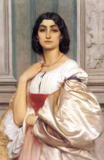 Lord Frederic Leighton - paintings - A Roman Lady