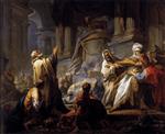 Jean Honore Fragonard  - Bilder Gemälde - Jeroboam Offering Sacrifice for the Idol