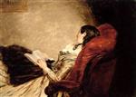 William Powell Frith - Bilder Gemälde - Isabelle Frith, reclining
