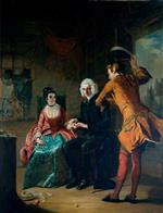William Powell Frith  - Bilder Gemälde - Scene from Laurence Sterne's - A Sentimental Journey