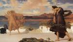 Lord Frederic Leighton  - Bilder Gemälde - Griechische Mädchen spielen mit einem Ball