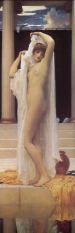 Lord Frederic Leighton  - paintings - The Bath of Psyche