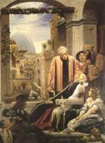 Lord Frederic Leighton  - paintings - The Death of Brunelleschi