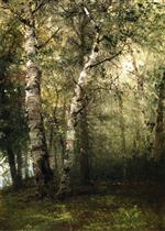 John Frederick Kensett  - Bilder Gemälde - Forest Landscape