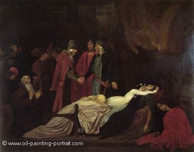 The Reconciliation of the Montagues and Capulets over the Dead Bodies of Romeo and Juliet