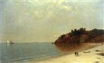 John Frederick Kensett  - Bilder Gemälde - On the Coast