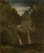 John Frederick Kensett  - Bilder Gemälde - Rocky Pool, Bash-Bish Falls