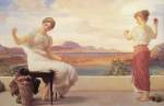 Lord Frederic Leighton  - paintings - Winding the Skein