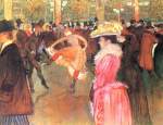 Henri de Toulouse Lautrec - Bilder Gemälde - Ball im Moulin Rouge