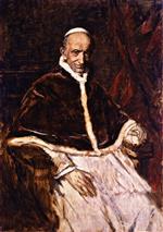 Franz von Lenbach - Bilder Gemälde - Pope Leo XIII