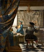 Jan Vermeer van Delft - Bilder Gemälde - Die Malkunst