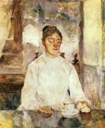 Henri de Toulouse Lautrec - Bilder Gemälde - Die Mutter des Künstlers
