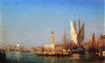 Felix Ziem  - Bilder Gemälde - The Grand Canal, Venice