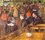 Henri de Toulouse Lautrec - Bilder Gemälde - Im Moulin de la Galette