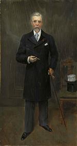Jean Beraud  - Bilder Gemälde - Portrait of Sir Campbell Clarke